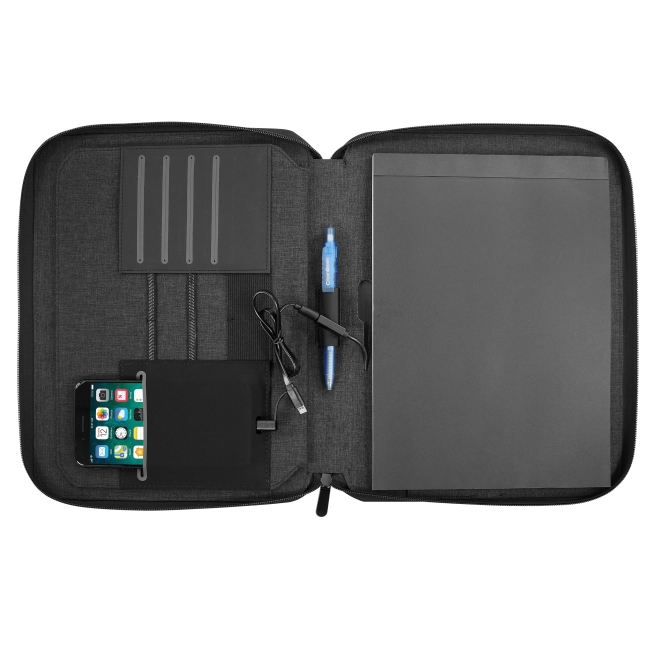 Vue 3 de Set carnet A4 et chargeur nomade
