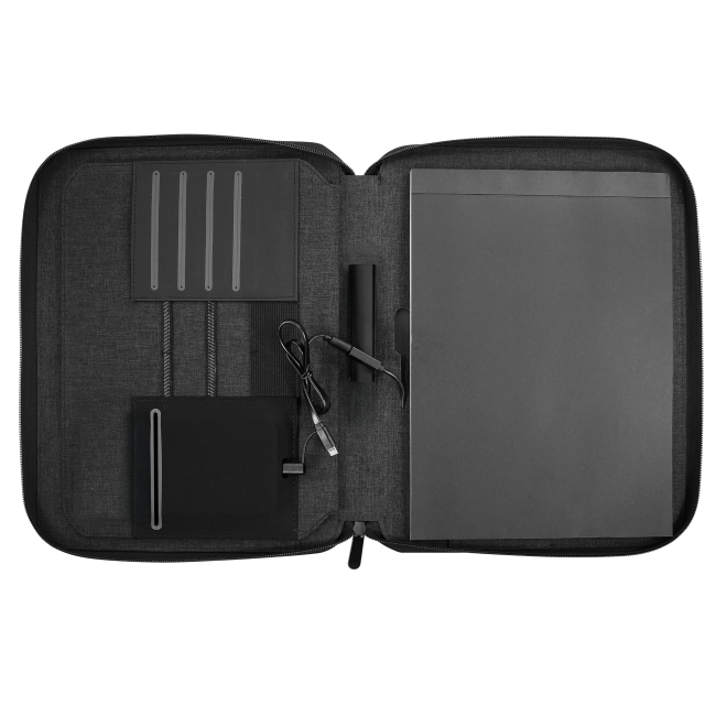 Vue 4 de Set carnet A4 et chargeur nomade