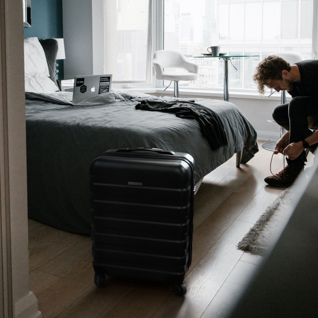 Vue 7 de Valise cabine PET ECOFLY