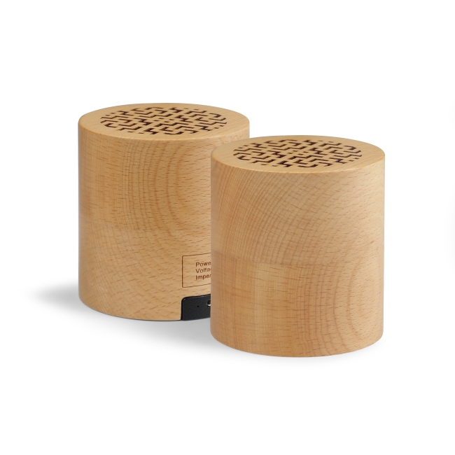 Vue 2 de Set de 2 enceintes WOODSTOK