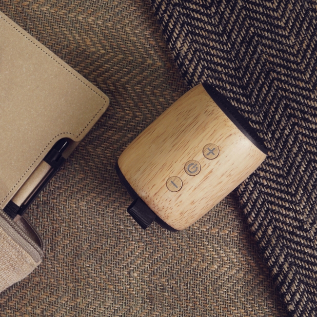 Vue 5 de Enceinte BT 4.0 bois