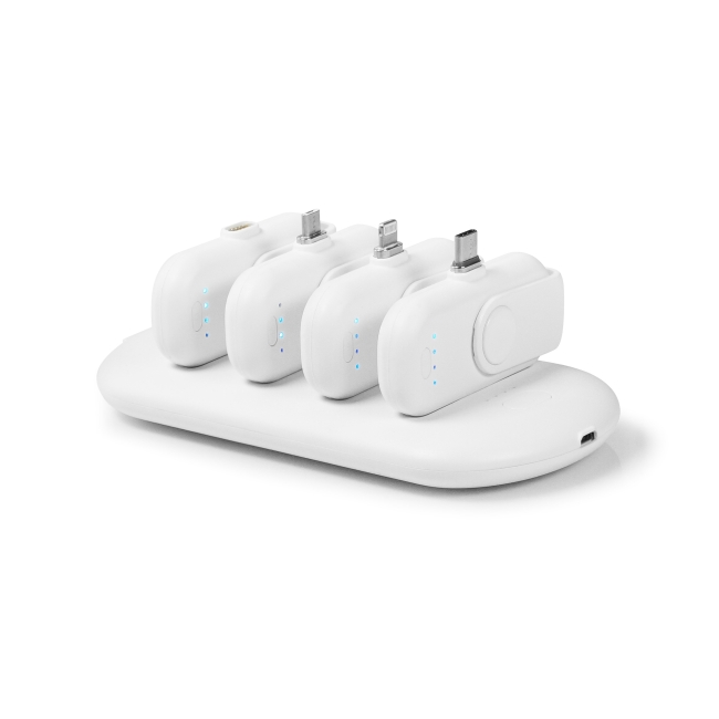 Vue 2 de Station 4 chargeurs x1000mAh