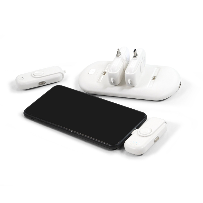 Vue 4 de Station 4 chargeurs x1000mAh