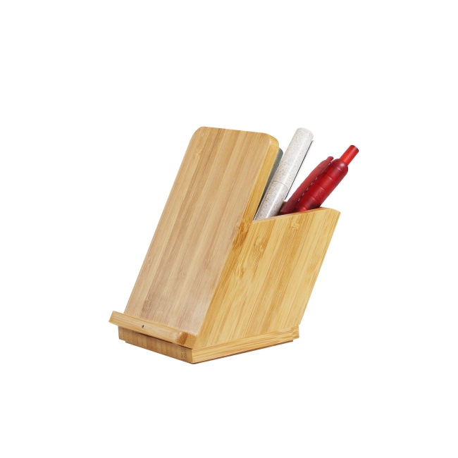 Vue 2 de Pot crayons bambou INDUPOT
