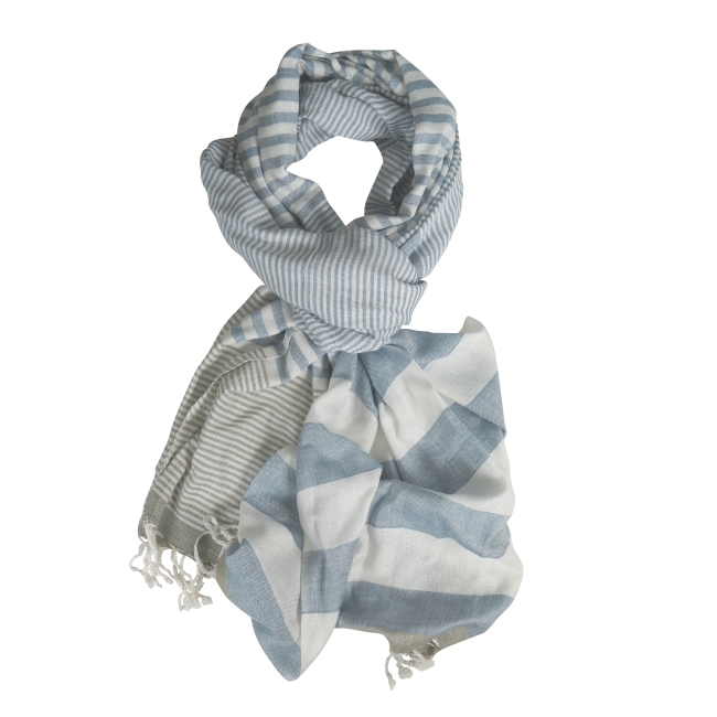 Vue 2 de Foulard à franges WIND