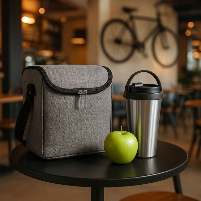 Vue 3 de Lunchbag polyester recyclé GAMELBAG