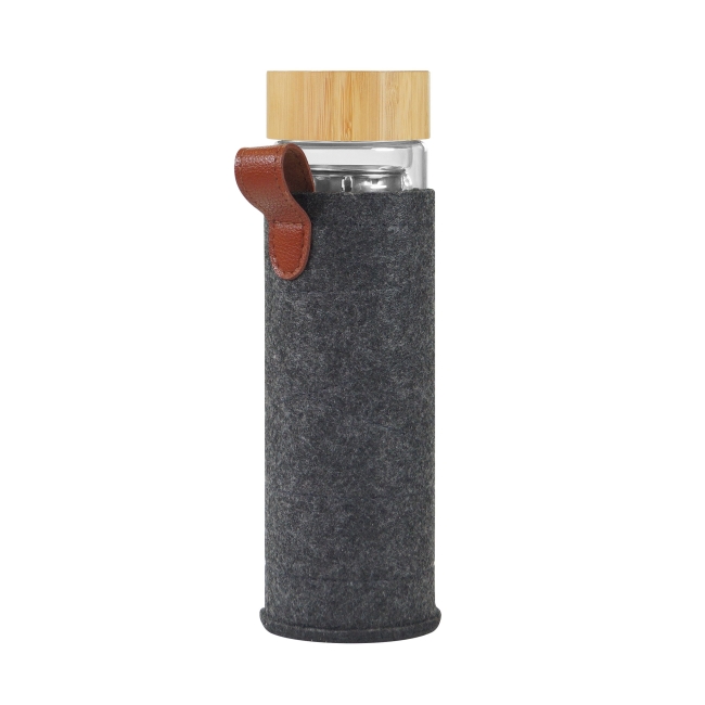 Vue 2 de Bouteille isotherme 420ml INFUZ