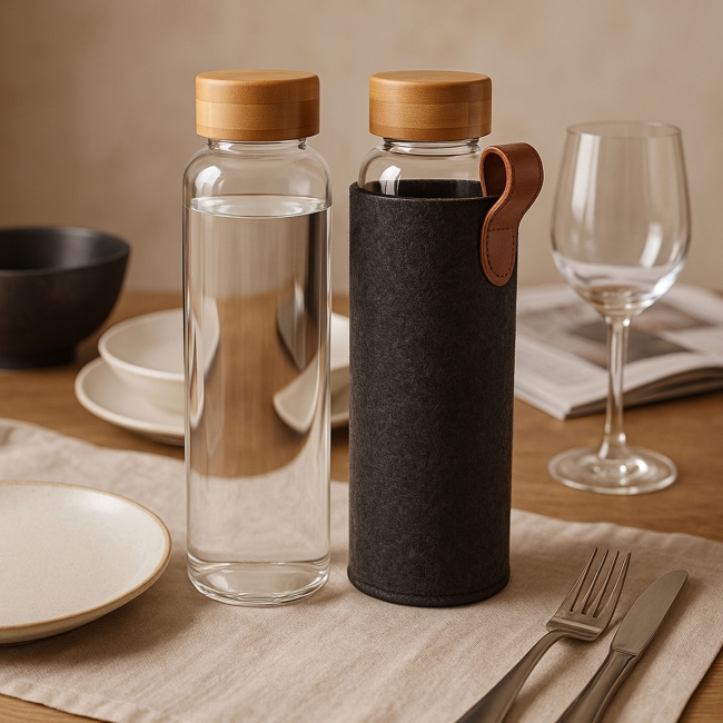 Vue 4 de Bouteille borosilicate 550ml PURE