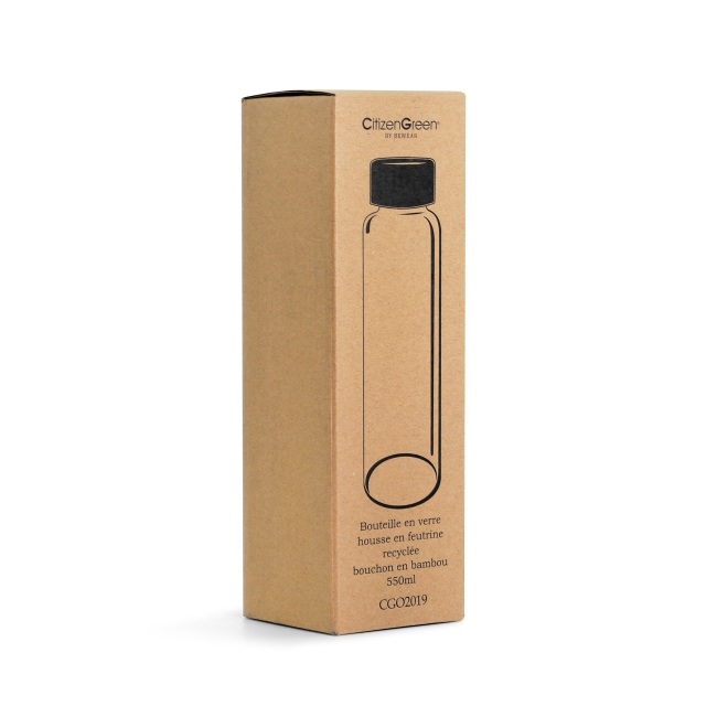 Vue 3 de Bouteille borosilicate 550ml PURE