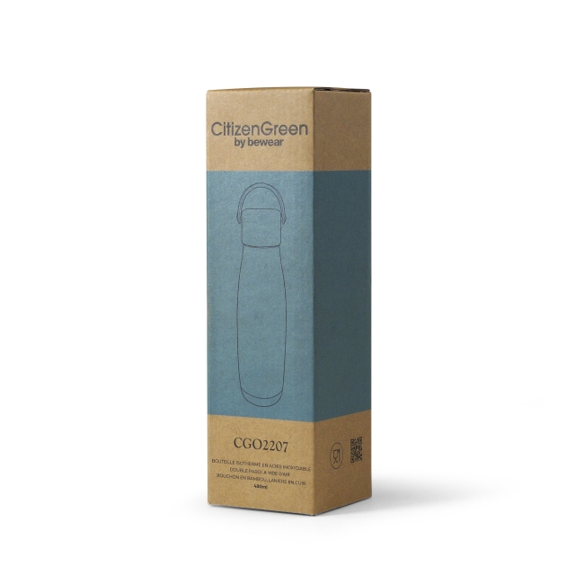 Vue 2 de Bouteille isotherme 480 ml ISOBOU