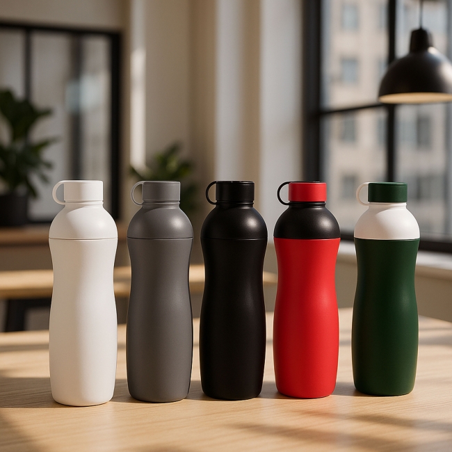 Vue 6 de Gourde biosourcée 500ml SOIF