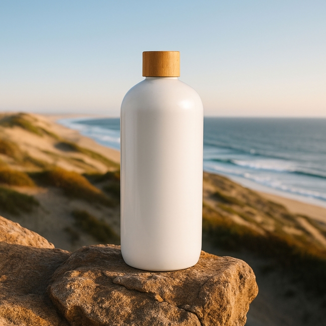 Vue 5 de Bouteille RPET 750 ml BUBU
