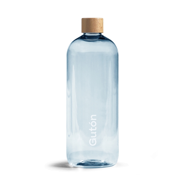 Vue 3 de Bouteille RPET 1000 ml JUJU
