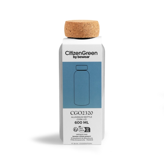 Vue 2 de Bouteille alu 600ml GOURALU