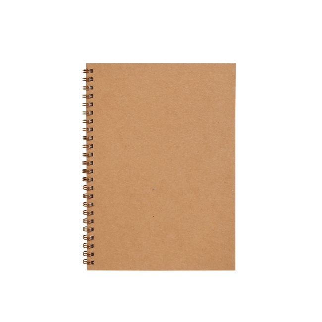 Vue 7 de Cahier spirale A5 carton recyclé MEMENTO