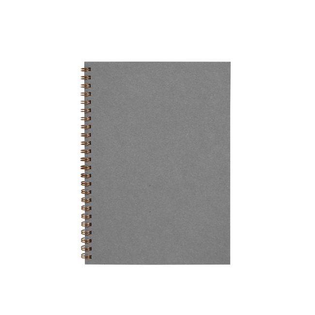 Vue 6 de Cahier spirale A5 carton recyclé MEMENTO
