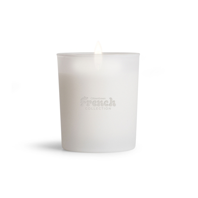 Vue 3 de Bougie Fleur de coton 200g (50h)