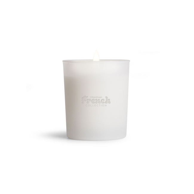 Vue 2 de Bougie Fleur de coton 140g (30h)