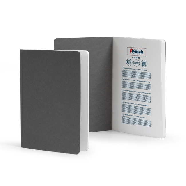 Vue 2 de Carnet A5 carton recyclé COGITA