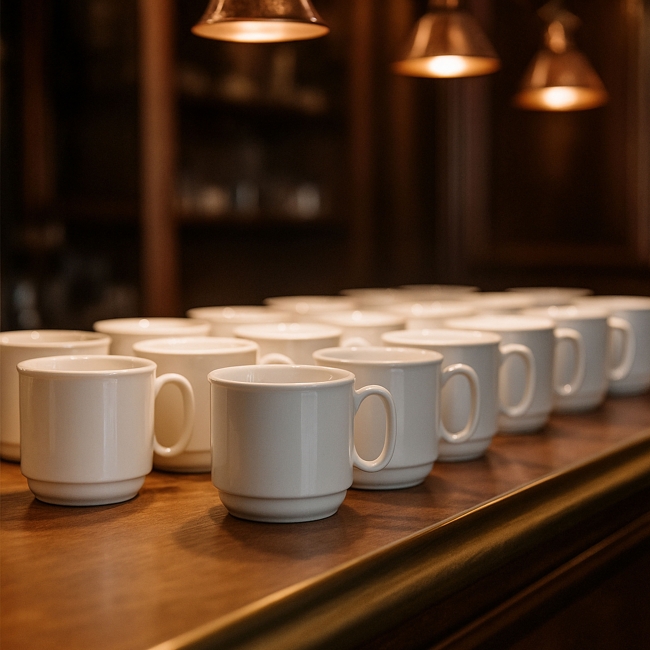 Vue 3 de Mug porcelaine 350ml ZEBULON