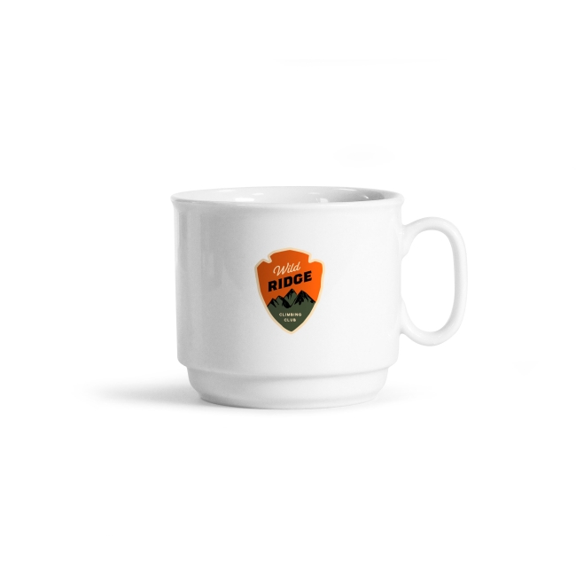 Vue 2 de Mug porcelaine 350ml ZEBULON