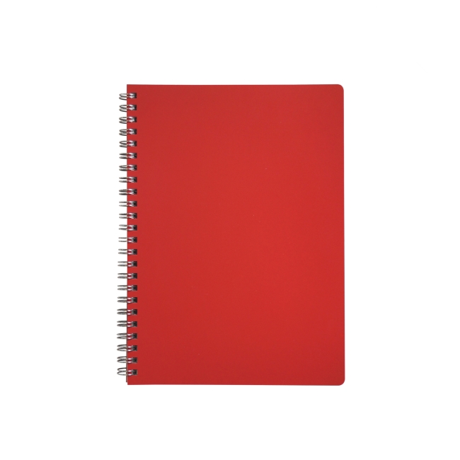 Vue 7 de Cahier spirale cuir régénéré A5 LIBER