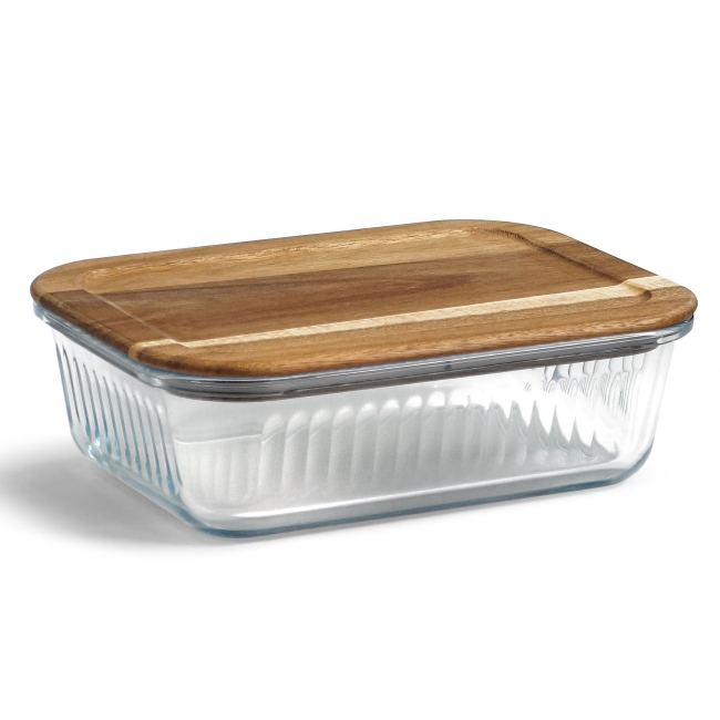 Vue 2 de Boîte repas 1L borosilicate PURLUNCH