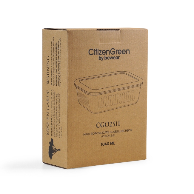 Vue 7 de Boîte repas 1L borosilicate PURLUNCH