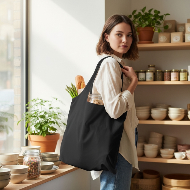Vue 4 de Sac shopping pliable KEYSHOP