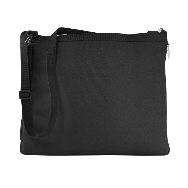 Vue 2 de Besace moussée polyester recyclé EXTEN'SLIM
