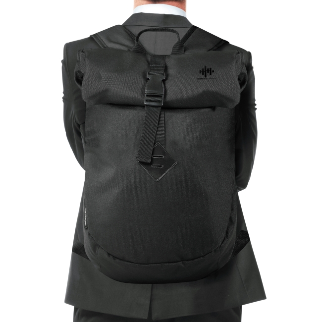 Vue 3 de Sac à dos polyester recyclé STARTROOPER
