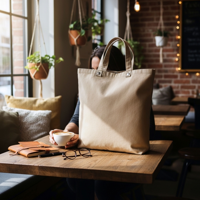 Vue 7 de Sac à dos coton recyclé TOTEBACK