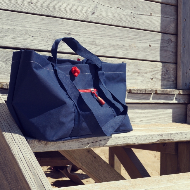 Vue 6 de Sac fourre-tout polyester recyclé CITIZEN BLUE