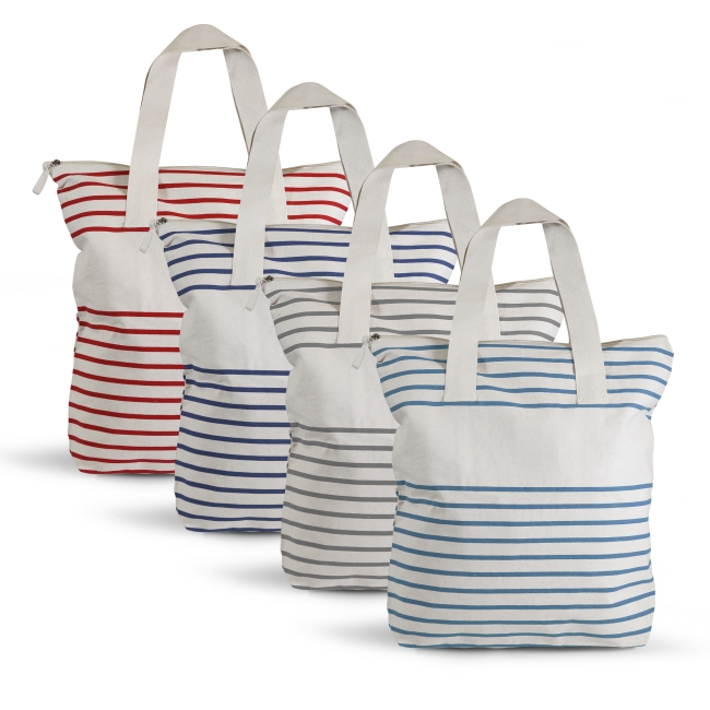 Vue 2 de Sac shopping coton bio 220g BIOBEACH