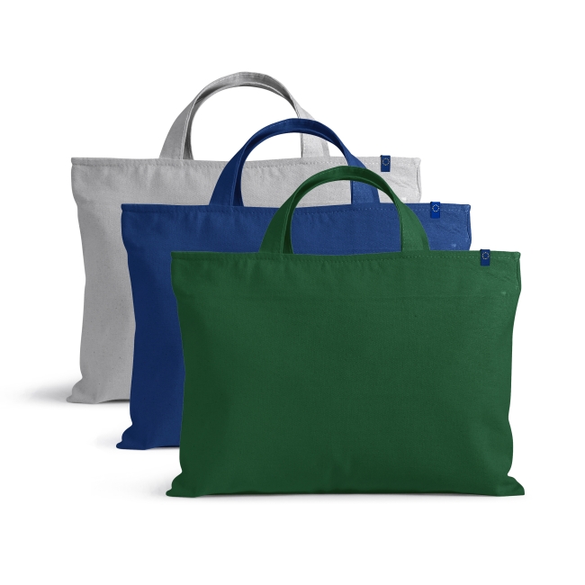 Vue 2 de Besace coton bio 220g EUROBIZZ