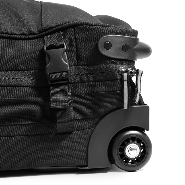 Vue 4 de Trolley polyester recyclé DARKLINE