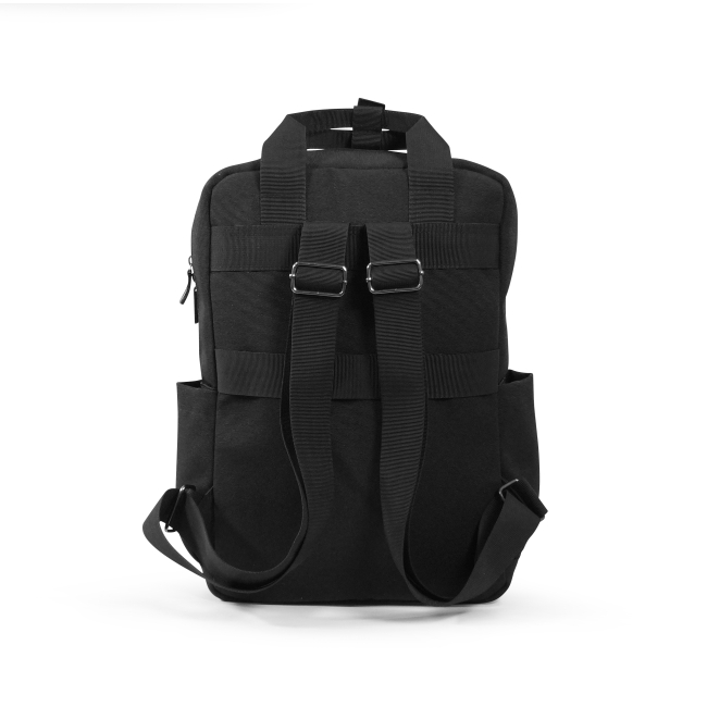 Vue 2 de Sac à dos polyester recyclé DARKLINE