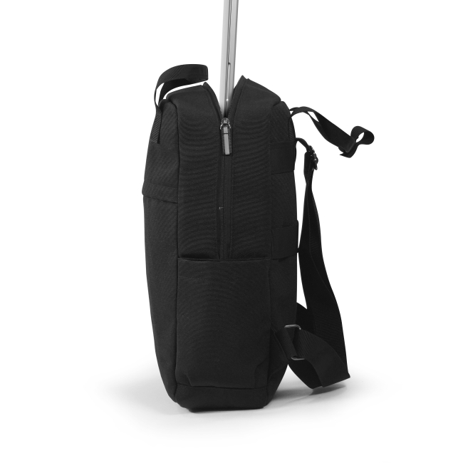 Vue 3 de Sac à dos polyester recyclé DARKLINE