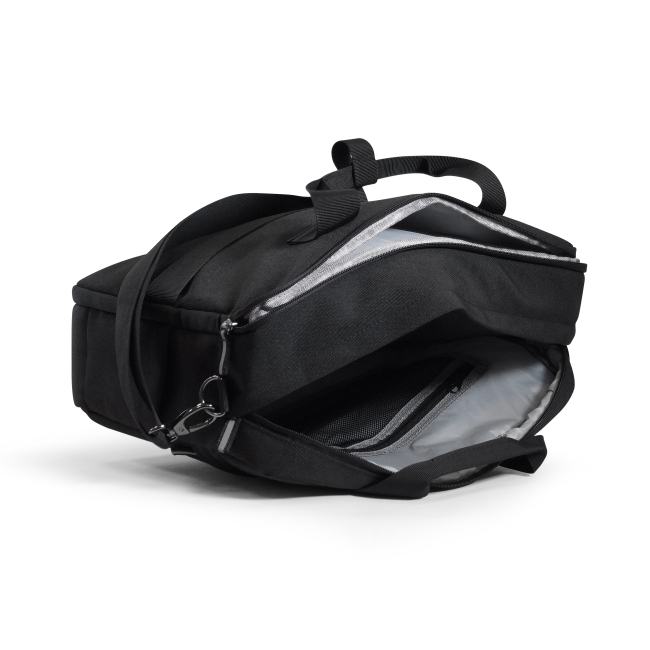 Vue 2 de Besace polyester recyclé DARKLINE