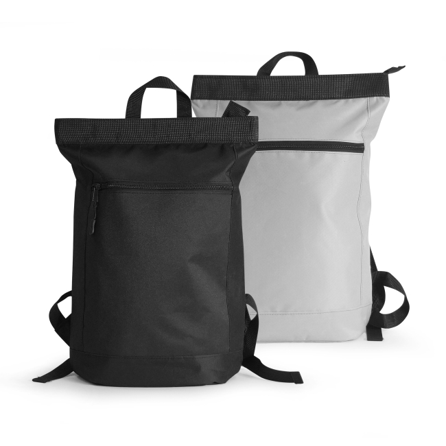 Vue 2 de Sac à dos polyester recyclé 300D REWDAY
