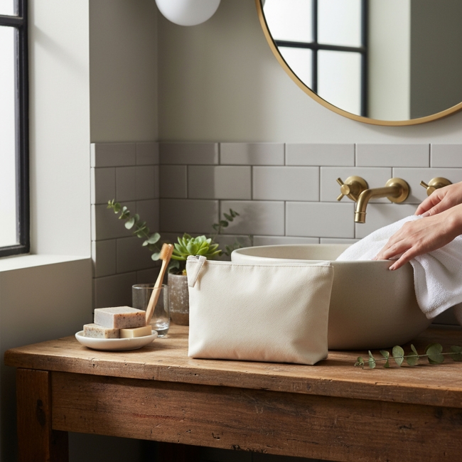Vue 6 de Trousse isotherme coton bio ISODAY