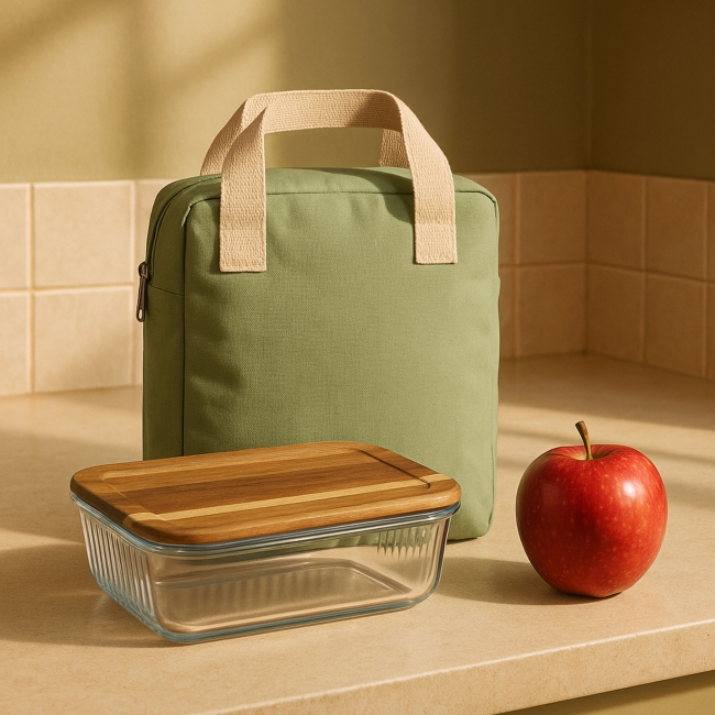 Vue 5 de Lunchbag coton bio 300g LUNCHY