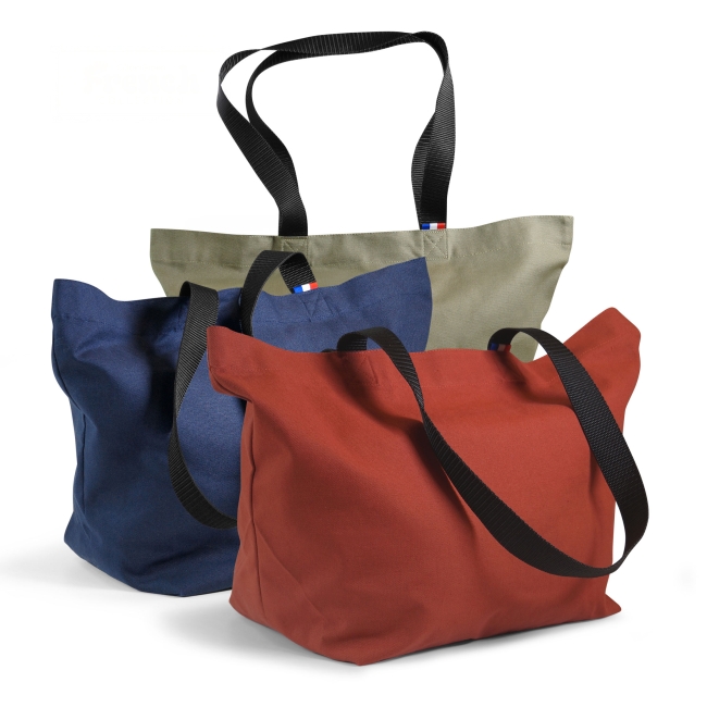 Vue 2 de Sac cabas coton 220g AZALÉE