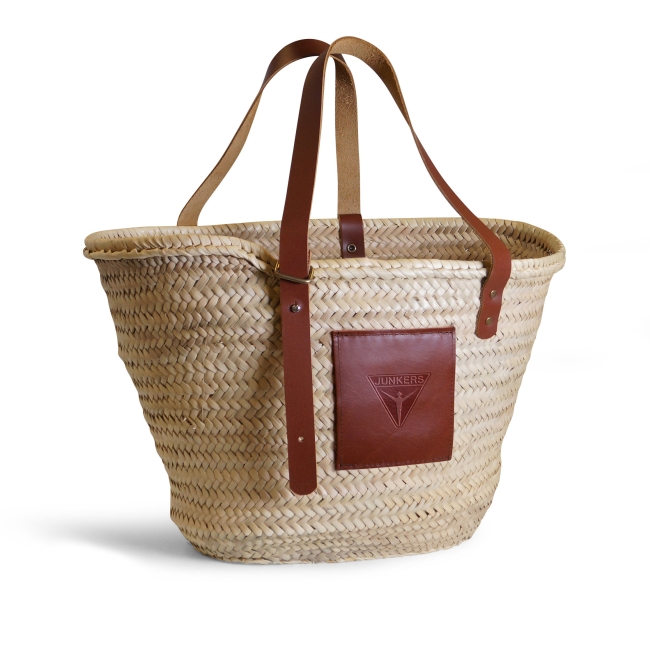 Vue 3 de Grand panier paille RIVIERA
