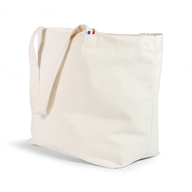 Vue 2 de Sac shopping XXL coton bio 280g JEANNETTE