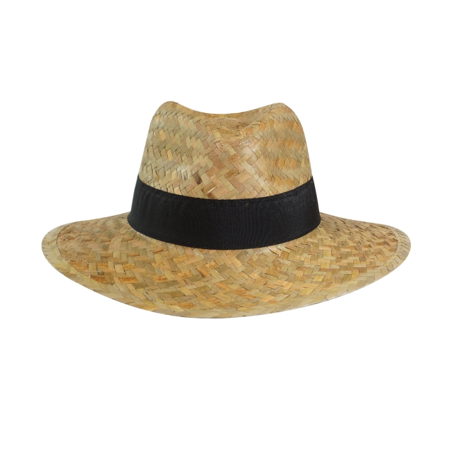 Vue 5 de Chapeau paille dorée PANAMA