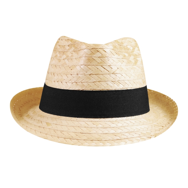 Vue 4 de Chapeau paille blanche DOULOS