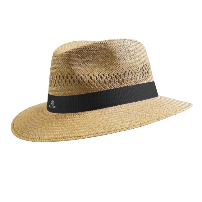 Vue 4 de Chapeau paille dorée PANAMA