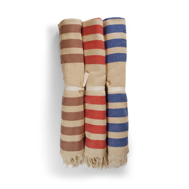 Vue 2 de Fouta 270g jacquard AZOV