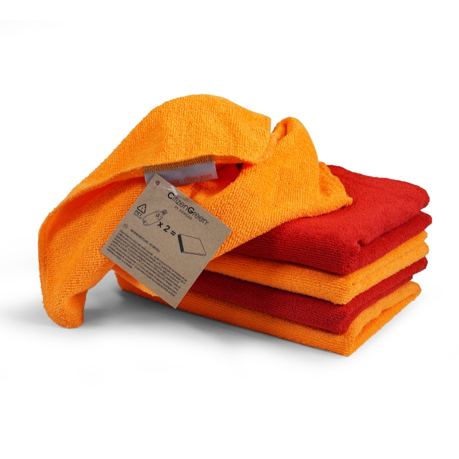 Vue 2 de Serviette polyester recyclé 260g GYMTO